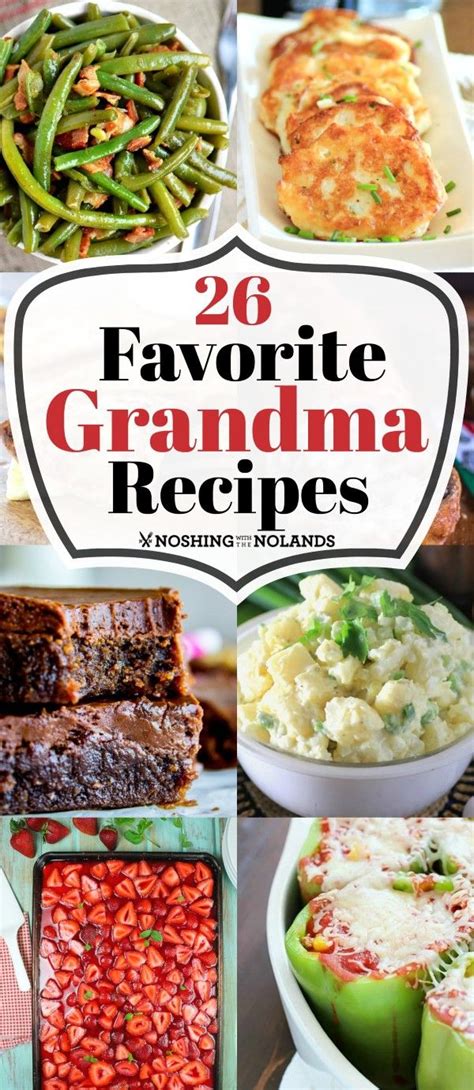 Grandma recipes - MAINS. Dinner at grandma’s house is always an experience. Delicious homecooked meals made with the special ingredient of love always make for a happy …